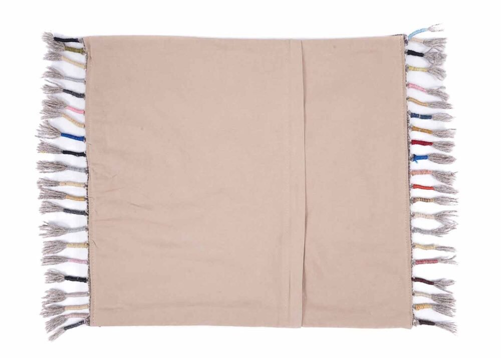 Boho Throw Pillows Kilim Cushion Wool & Wool 1.48x1.64 ft