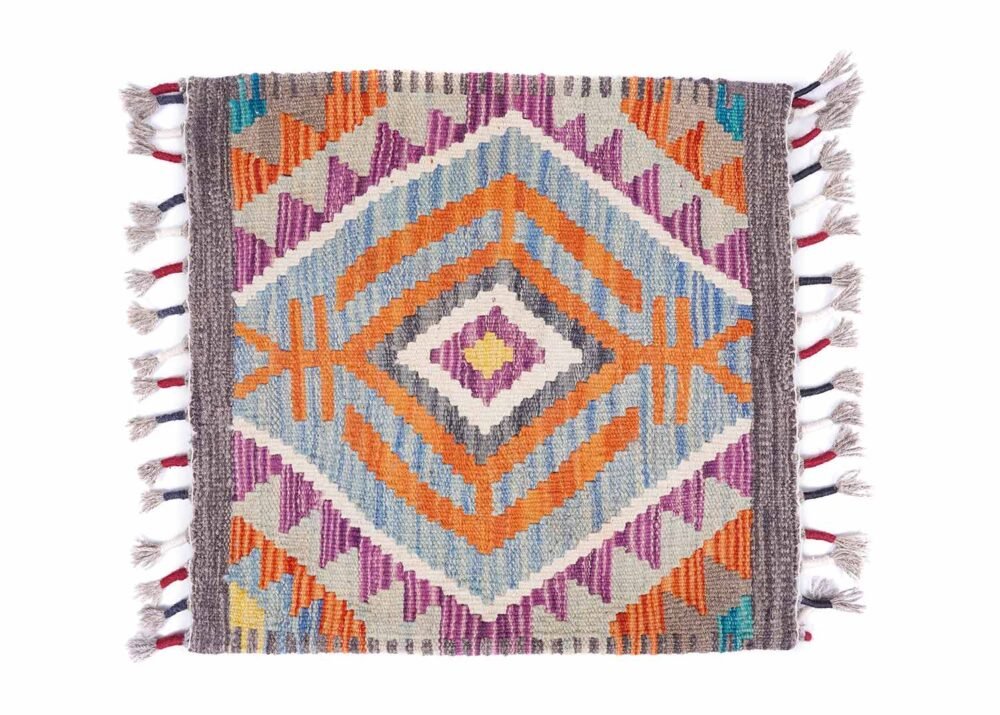 Decorative Pillows for Couch - Traditional Style Kilim Cushion 1.54x1.64 ft