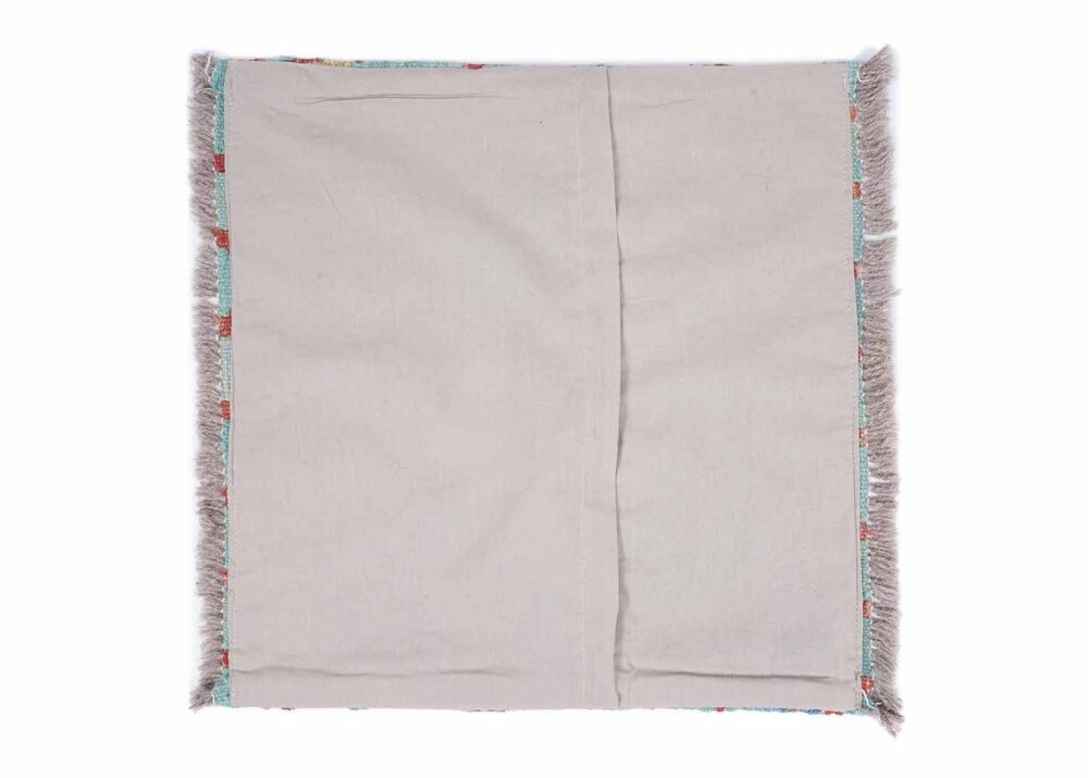Kilim Design Decorative Pillows for Bed 1.51x1.51 ft Handwoven Cushion