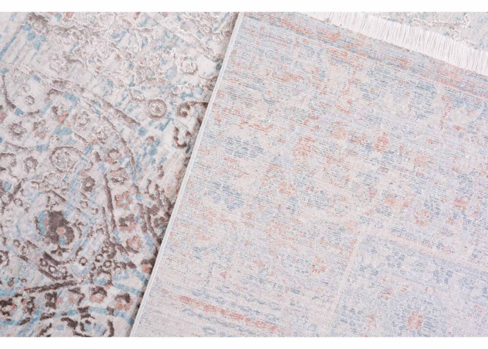 Modern Aspendos Light Colored Rug Abstract Pattern 11x7.8 ft