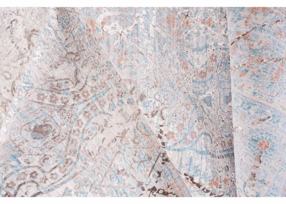 Modern Aspendos Light Colored Rug Abstract Pattern 11x7.8 ft