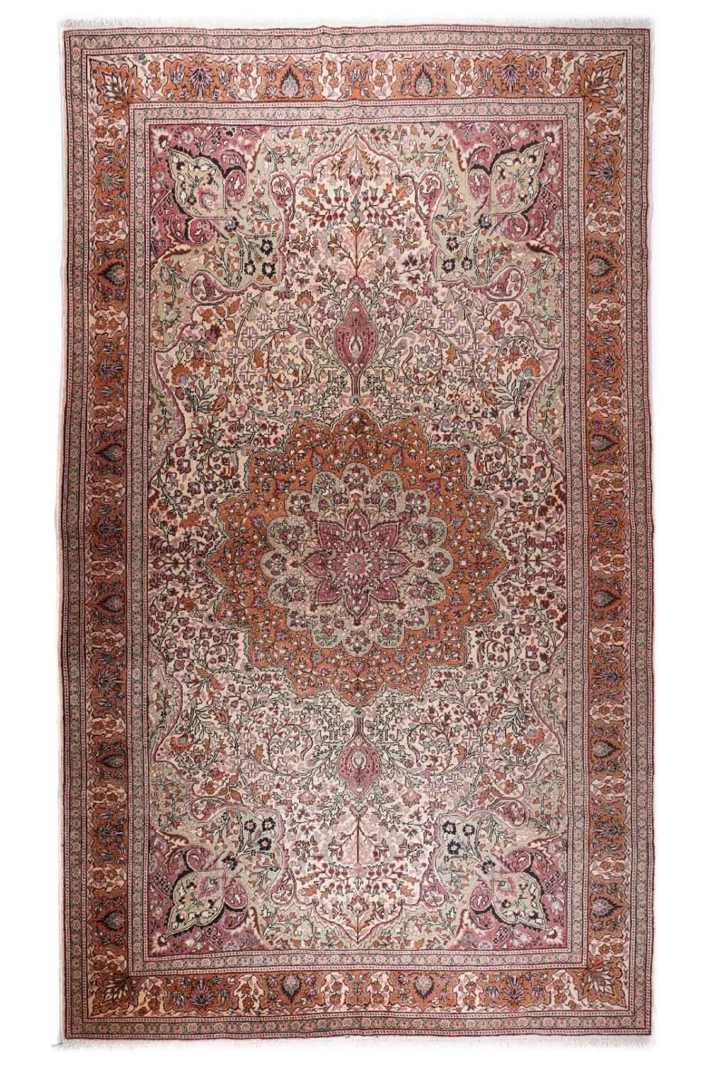 Best Living Room Rug Vintage Kayseri 11.8x7.8 ft Traditional - Rugs 1
