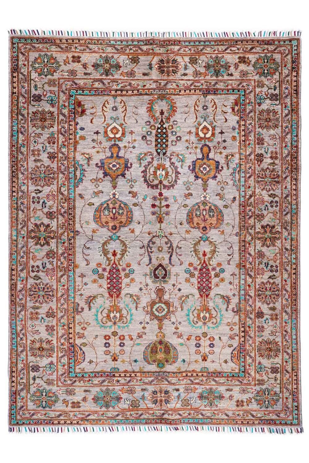 Hand Knotted Oriental Rug 6.8x5.1 ft Traditional Sultani - Rugs 1