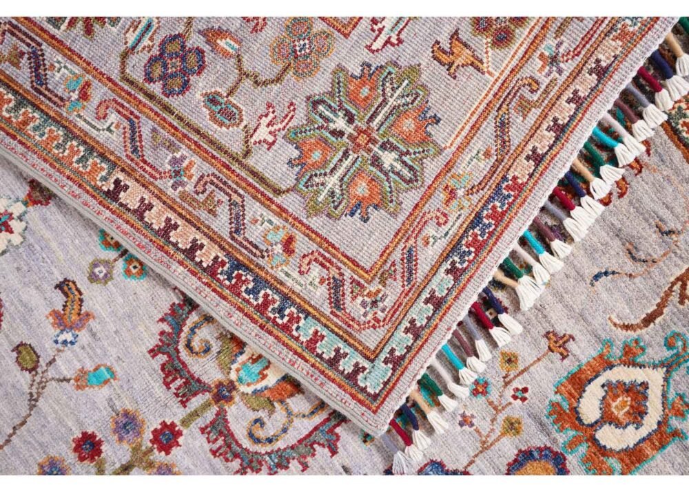 Hand Knotted Oriental Rug 6.8x5.1 ft Traditional Sultani - Rugs 1