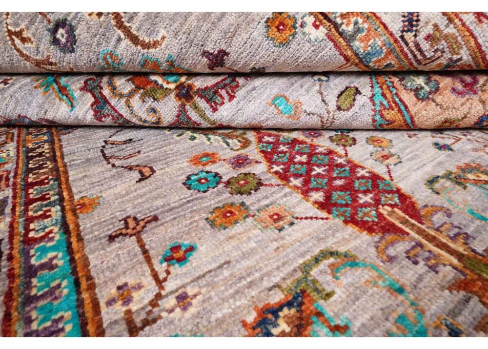 Hand Knotted Oriental Rug 6.8x5.1 ft Traditional Sultani - Rugs 1