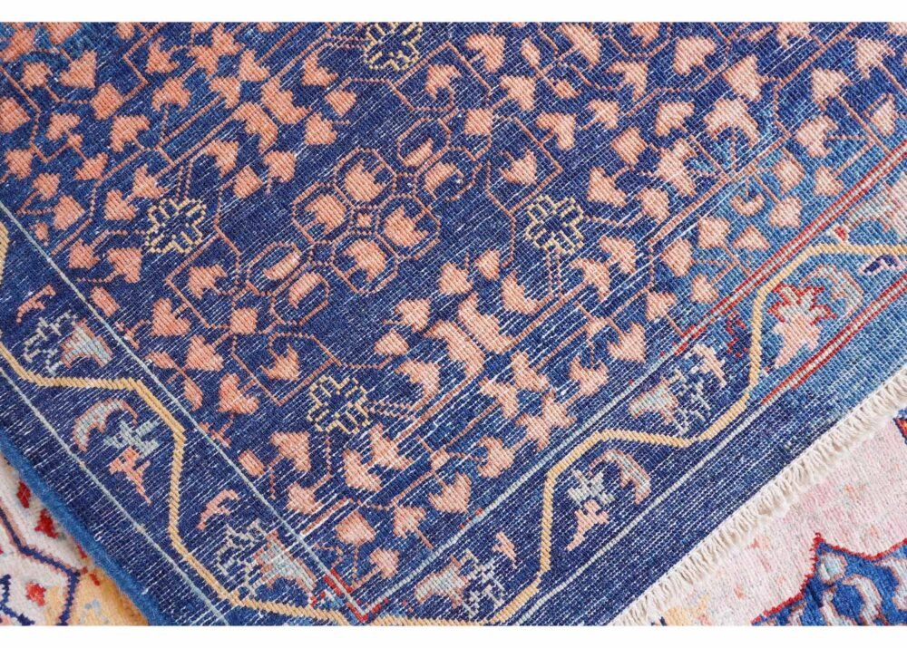 Modern Traditional Rug Geometric Pattern Purple-Red 11.2x8.6 ft - Rugs 1