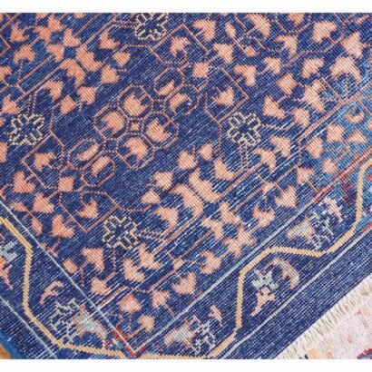 Modern Traditional Rug Geometric Pattern Purple-Red 11.2x8.6 ft - Rugs 1