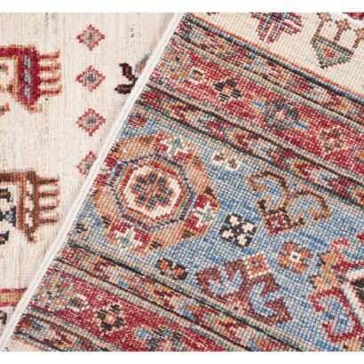 New Sultani Hand Knotted Rug 5x2.9 ft Traditional Beige Wool-Cotton - Rugs 1