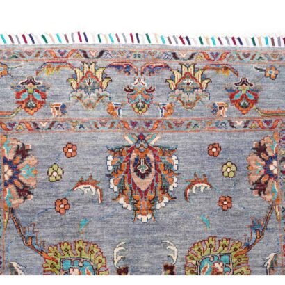 Rugs for Living Room Grey Sultani Floral Traditional Pattern 5.9x4 ft - Rugs 1