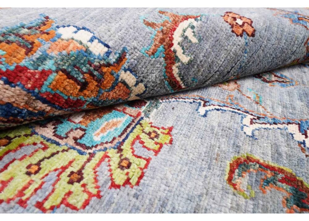 Rugs for Living Room Grey Sultani Floral Traditional Pattern 5.9x4 ft - Rugs 1