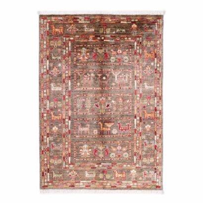 Rustic Brown Sultani Small Area Rugs 3.7x2.5 ft Traditional - Rugs 1