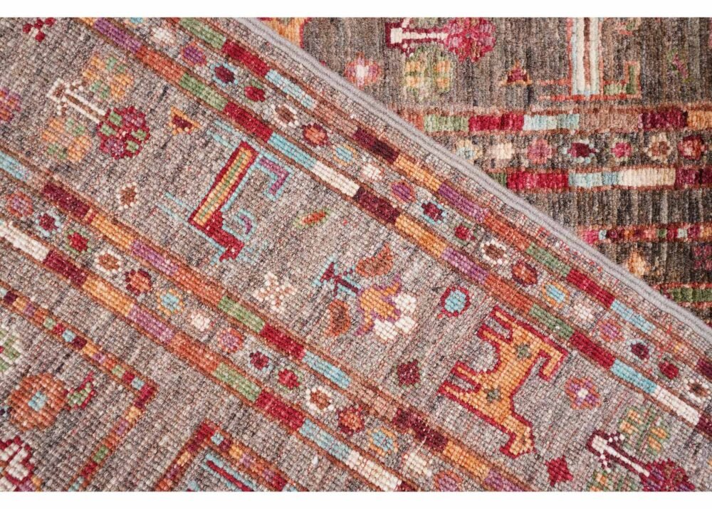 Rustic Brown Sultani Small Area Rugs 3.7x2.5 ft Traditional - Rugs 1