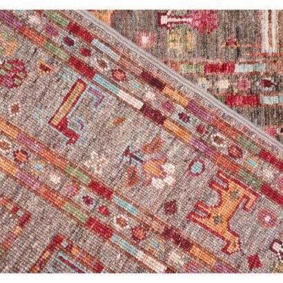 Rustic Brown Sultani Small Area Rugs 3.7x2.5 ft Traditional - Rugs 1