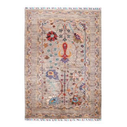 Small Floral Rug Washable Sultani Traditional Carpet 5x3.4 ft - Rugs 1