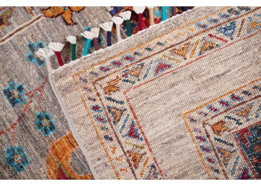 Small Floral Rug Washable Sultani Traditional Carpet 5x3.4 ft - Rugs 1