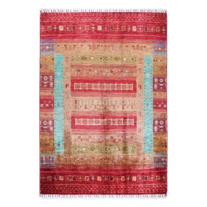 Sultani Traditional Washable Kitchen Rugs 5.8x4 ft Hand-Knotted with Wool - Rugs 1