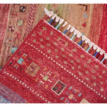 Sultani Traditional Washable Kitchen Rugs 5.8x4 ft Hand-Knotted with Wool - Rugs 1