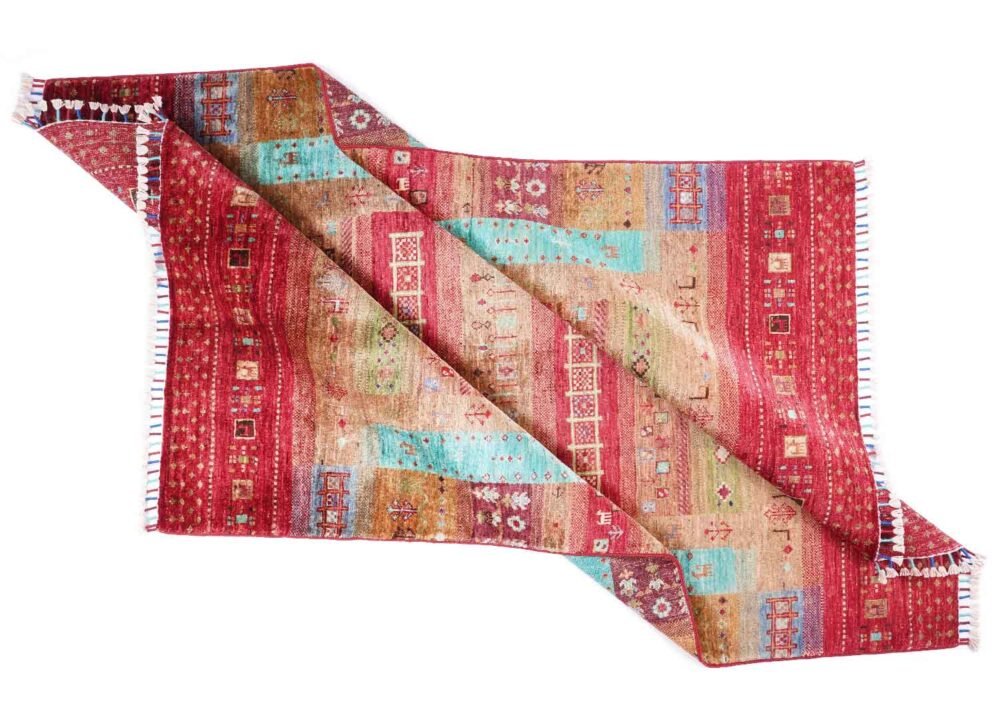 Sultani Traditional Washable Kitchen Rugs 5.8x4 ft Hand-Knotted with Wool - Rugs 1