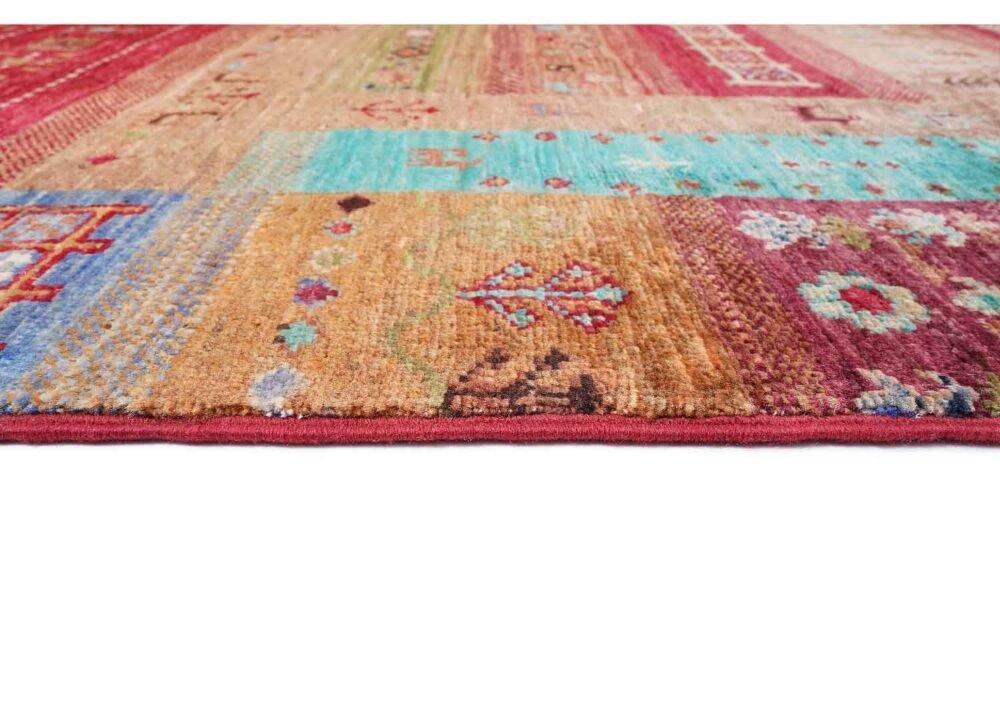 Sultani Traditional Washable Kitchen Rugs 5.8x4 ft Hand-Knotted with Wool - Rugs 1