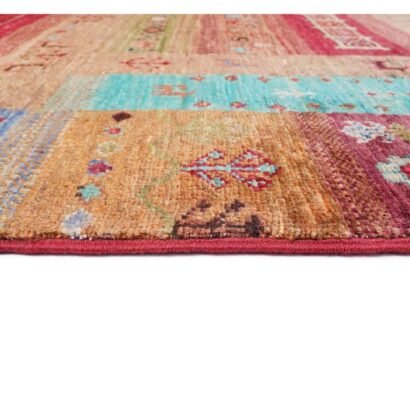 Sultani Traditional Washable Kitchen Rugs 5.8x4 ft Hand-Knotted with Wool - Rugs 1