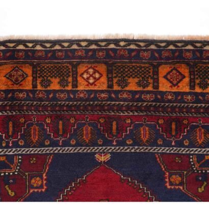 Taspinar Vintage Red Orange Area Rugs Hand-Knotted 8.2x4.8 ft Traditional - Rugs 1