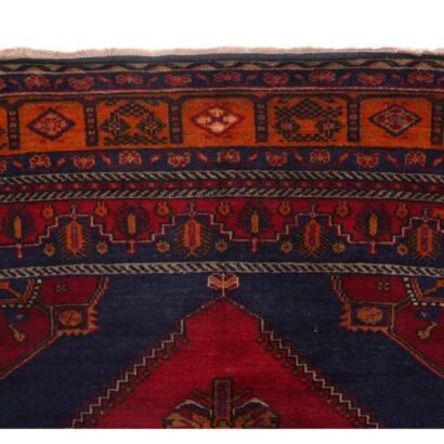 Taspinar Vintage Red Orange Area Rugs Hand-Knotted 8.2x4.8 ft Traditional - Rugs 1