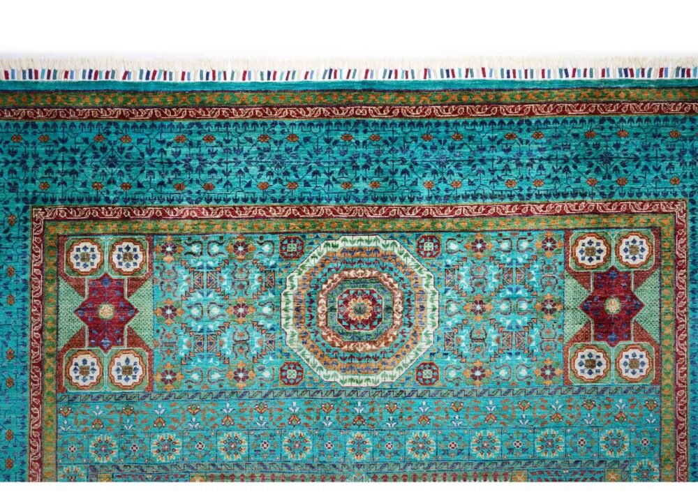 Traditional Memluk Hand-Knotted with Wool Turkish Rug 9.5x6.9 ft - Rugs 1