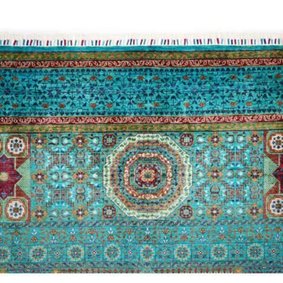 Traditional Memluk Hand-Knotted with Wool Turkish Rug 9.5x6.9 ft - Rugs 1