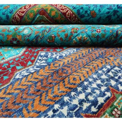 Traditional Memluk Hand-Knotted with Wool Turkish Rug 9.5x6.9 ft - Rugs 1