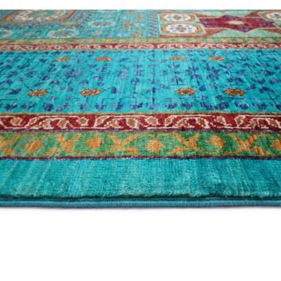 Traditional Memluk Hand-Knotted with Wool Turkish Rug 9.5x6.9 ft - Rugs 1