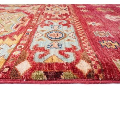 Traditional Oriental Red Rug 6.7x5.2 ft Hand-Knotted Horgin - Rugs 1