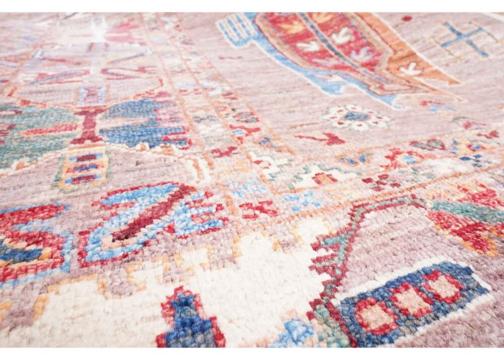 Traditional Oriental Sultani 6x5 Rug Hand-Knotted with Wool-Cotton - Rugs 1
