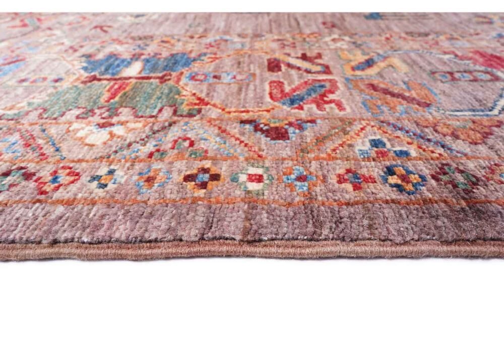 Traditional Oriental Sultani 6x5 Rug Hand-Knotted with Wool-Cotton - Rugs 1