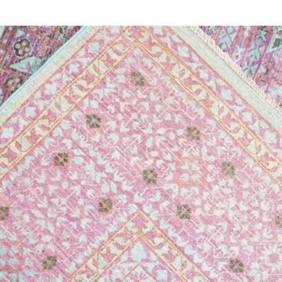 Traditional Style Purple and Pink Rug Hand-Knotted 9.9x7 ft Memluk - Rugs 1
