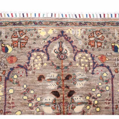 Traditional Sultani Floral Area Rug Hand-Knotted 4.8x3.2 ft - Rugs 1