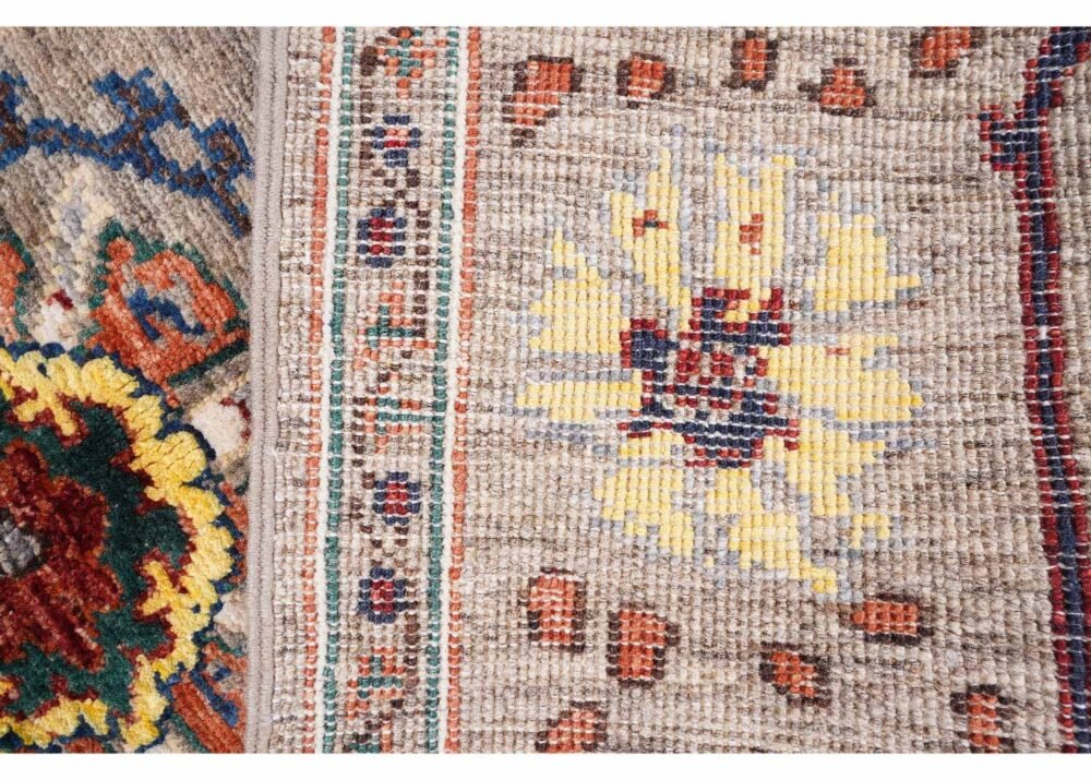 Traditional Sultani Floral Area Rug Hand-Knotted 4.8x3.2 ft - Rugs 1