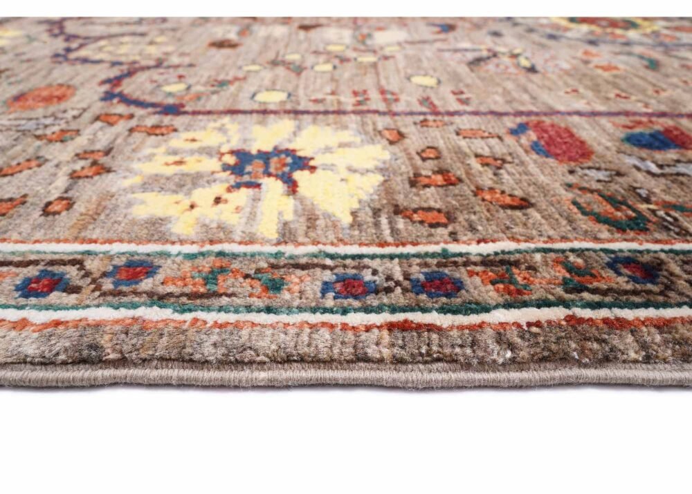 Traditional Sultani Floral Area Rug Hand-Knotted 4.8x3.2 ft - Rugs 1