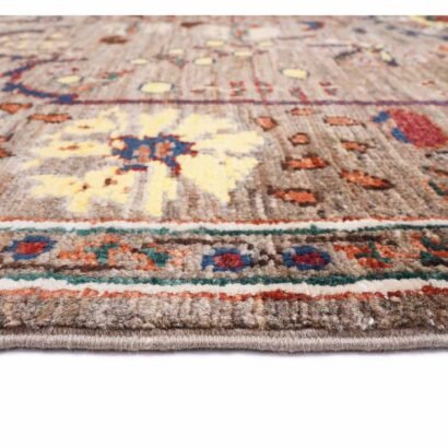 Traditional Sultani Floral Area Rug Hand-Knotted 4.8x3.2 ft - Rugs 1