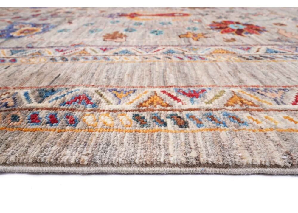 Traditional Sultani Floral Outdoor Rug 5x3.4 ft Hand-Knotted - Rugs 1