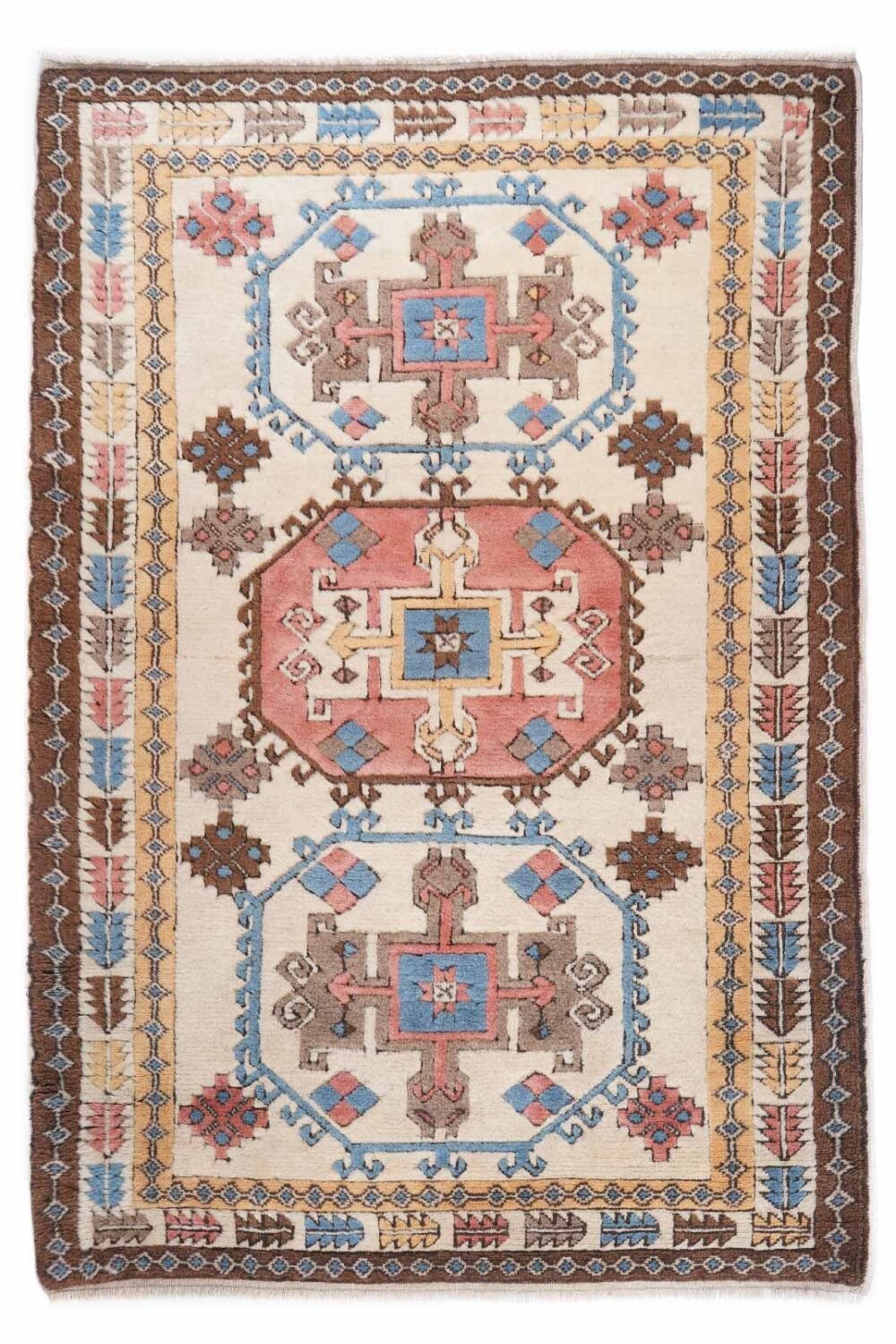 Traditional Sultani Hand-Knotted 6 x 4 Rug Wool-Cotton - Rugs 1