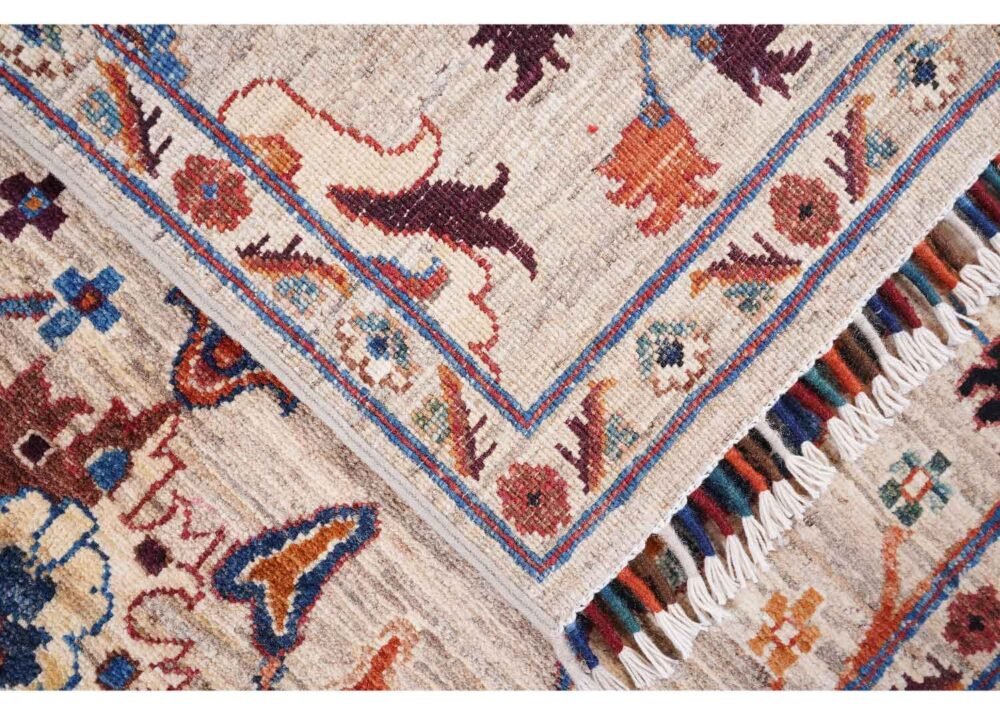Traditional Sultani Handknotted Wool Rugs 4.4x2.7 ft Floral Pattern - Rugs 1