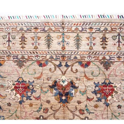 Traditional Sultani Large Beige Rug Oriental Pattern 8x5.8 ft - Rugs 1