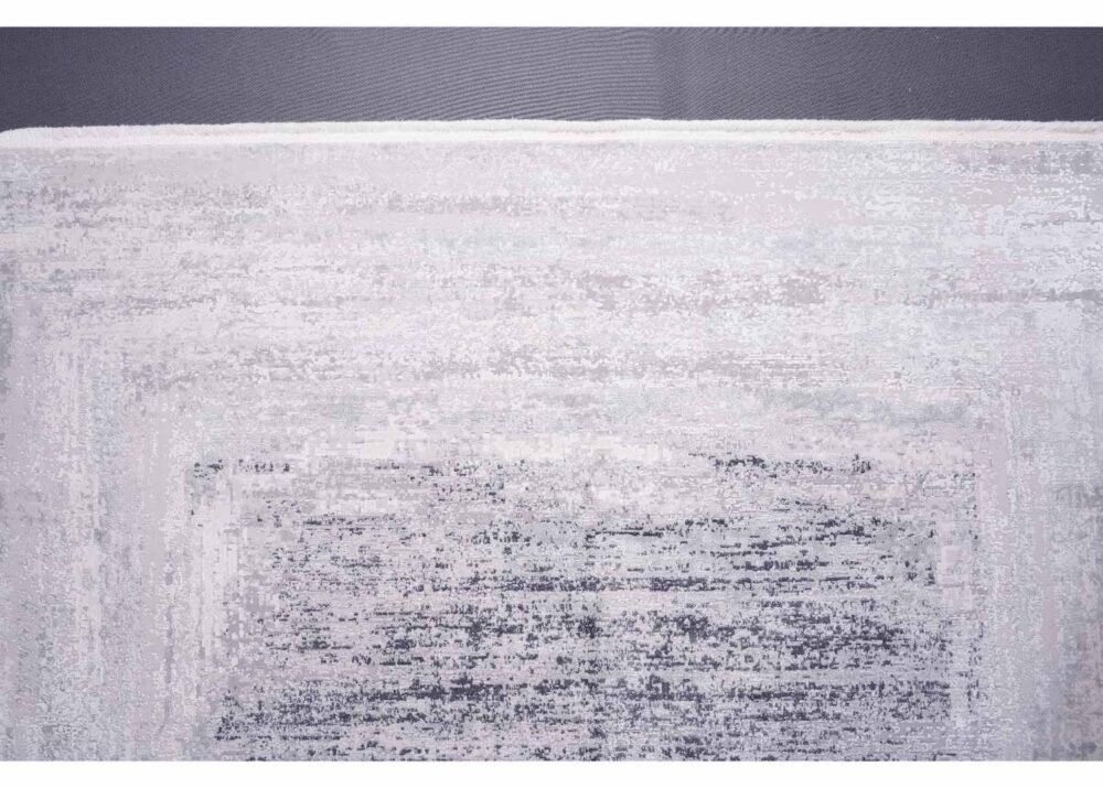 Abstract Pattern Modern Square Rug 6.5x6.5 Beige & Grey