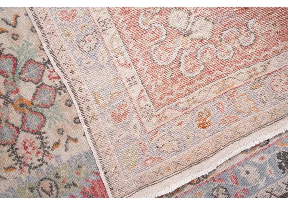 Anatolia Oriental 3 x 12 Hallway Runner Hand-Knotted Red-Beige Rug