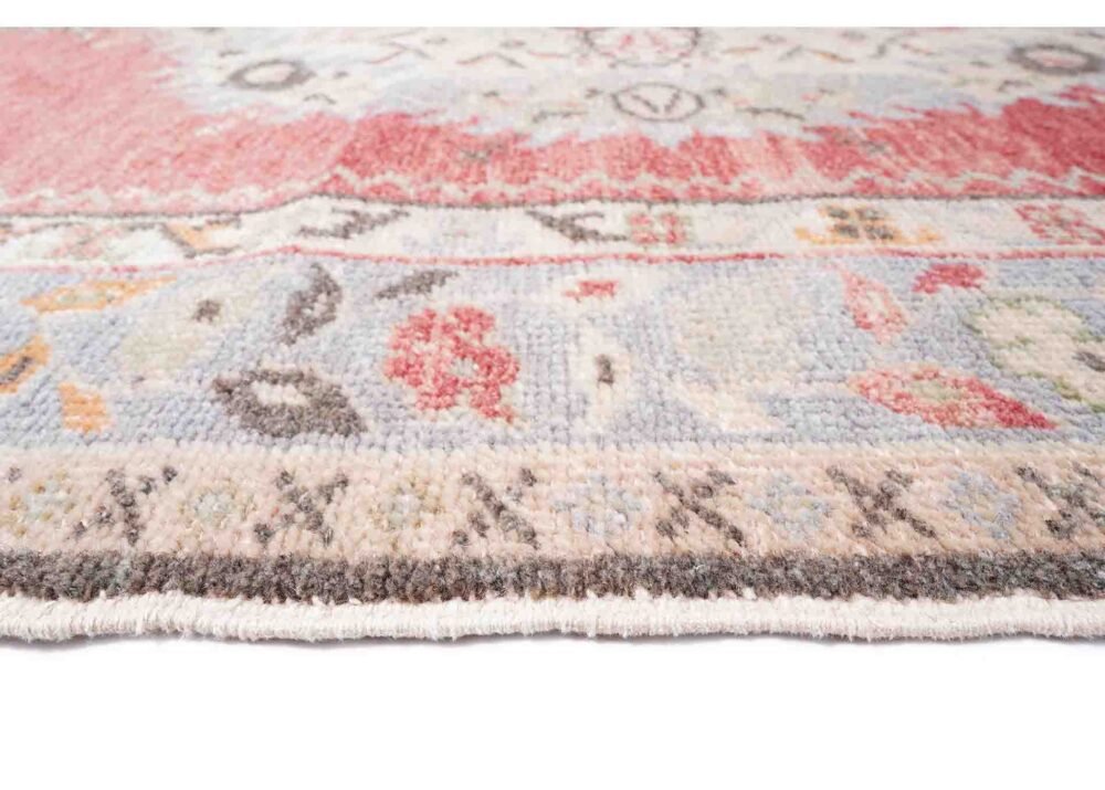 Anatolia Oriental 3 x 12 Hallway Runner Hand-Knotted Red-Beige Rug