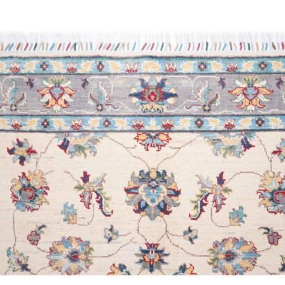 Beige Gray Area Rug Traditional Sultani Floral Pattern 4.5x4.8 ft - Rugs 1