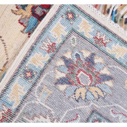 Beige Gray Area Rug Traditional Sultani Floral Pattern 4.5x4.8 ft - Rugs 1