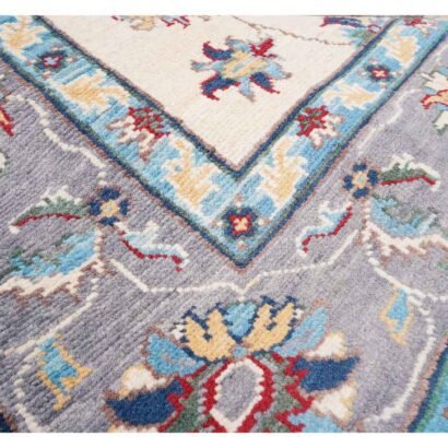 Beige Gray Area Rug Traditional Sultani Floral Pattern 4.5x4.8 ft - Rugs 1