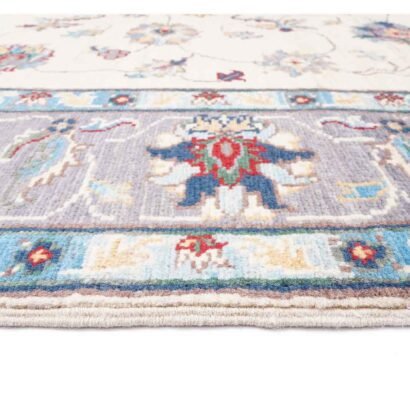 Beige Gray Area Rug Traditional Sultani Floral Pattern 4.5x4.8 ft - Rugs 1