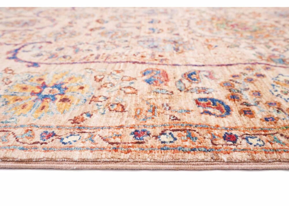 Best Rug for Living Room Hand-Knotted Traditional Bronze & Orange Oriental Rug 3.x4.6 ft